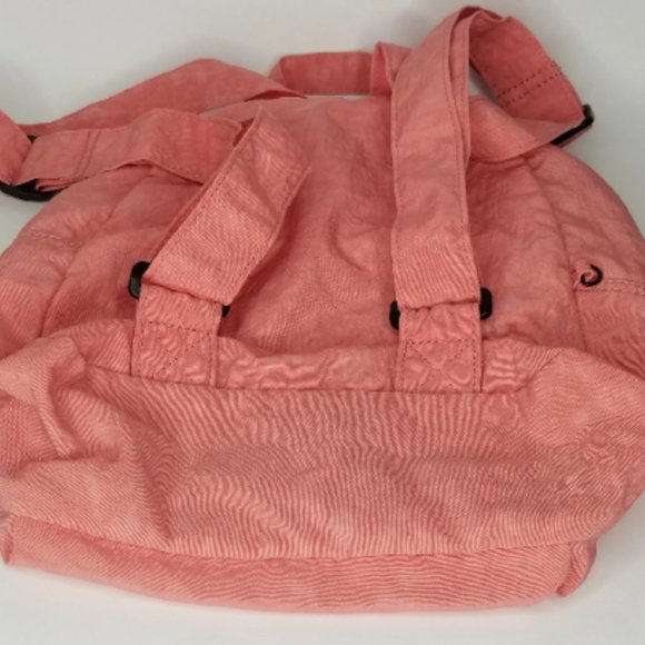 90s/Y2k Pink Nylon Crinkle Backpack School Bag Fashion 1990s Aesthetic - Picture 8 of 8